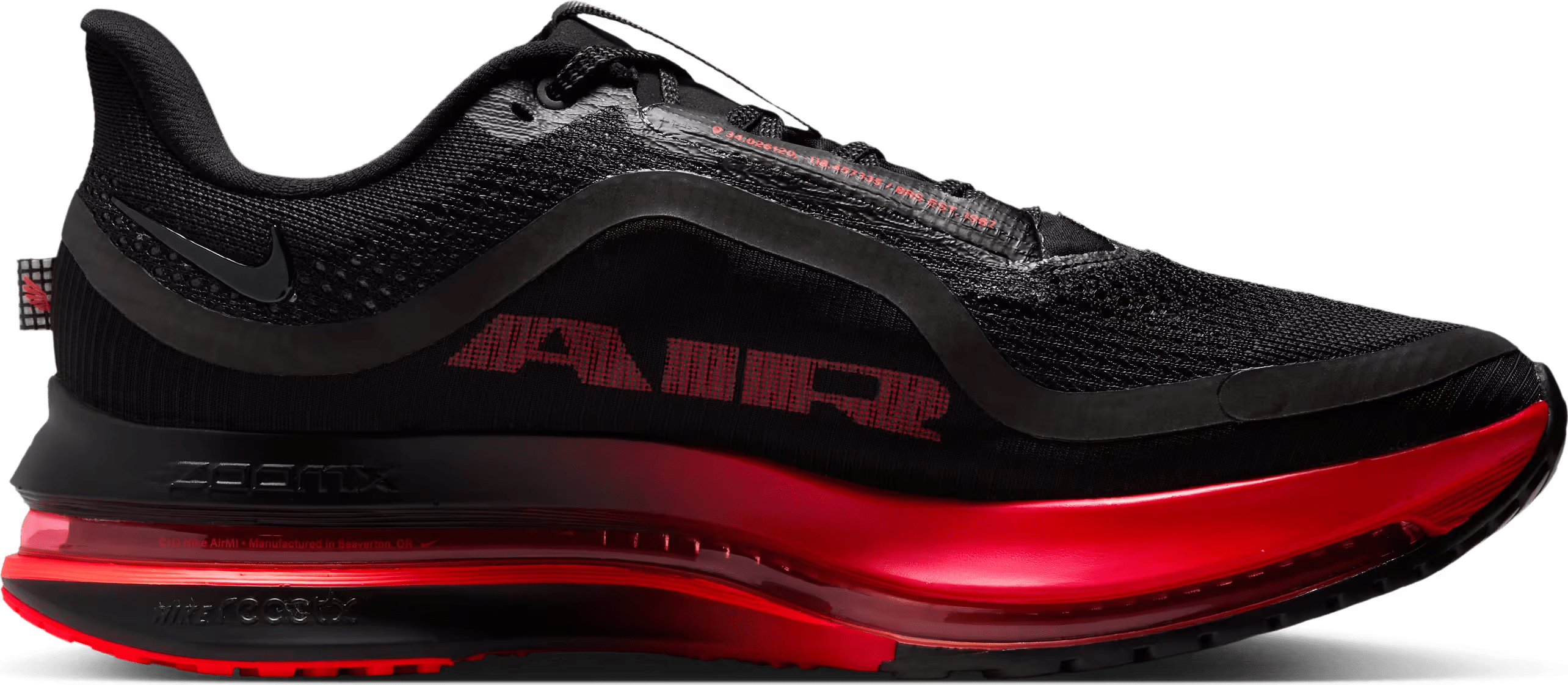 Nike Pegasus Premium "Black Bright Crimson"