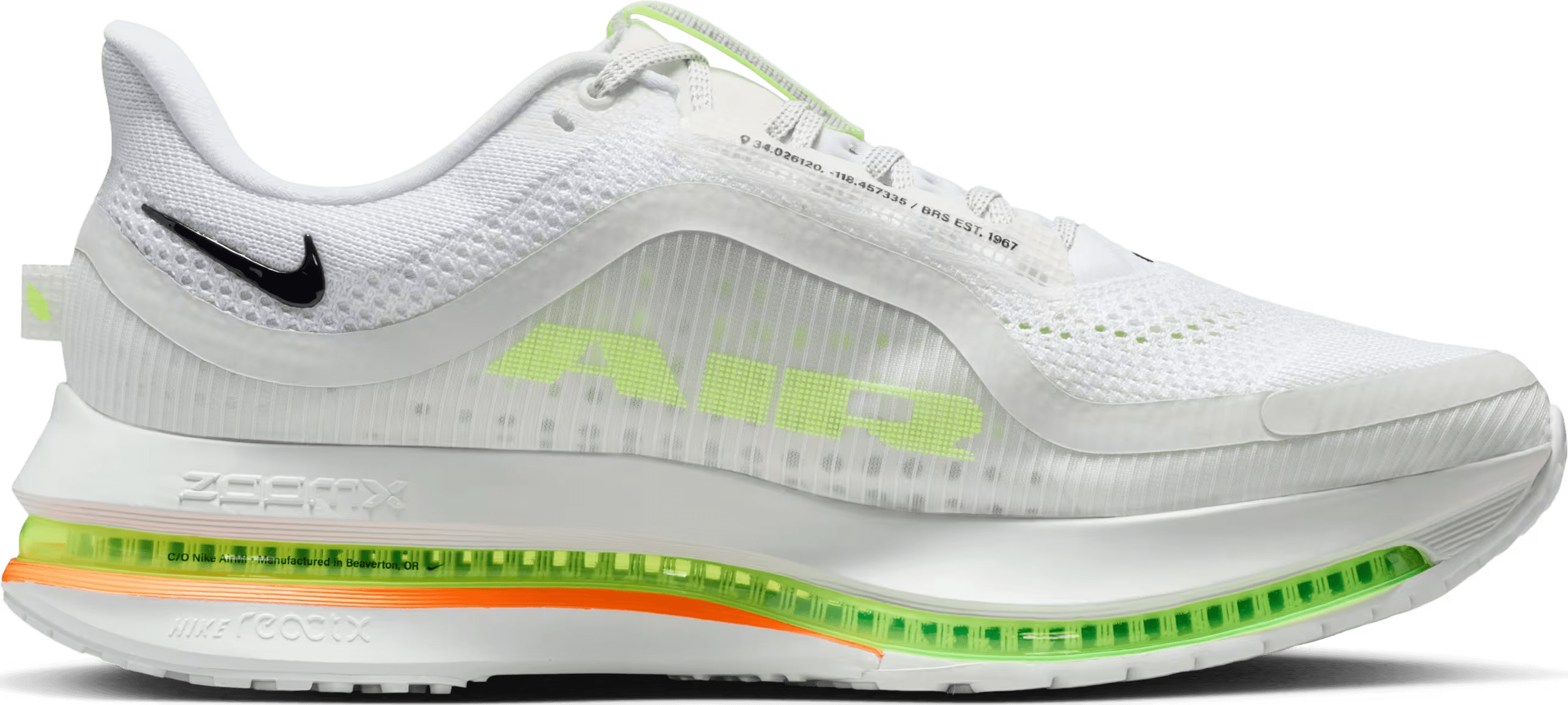 Nike Pegasus Premium "White Volt Black"