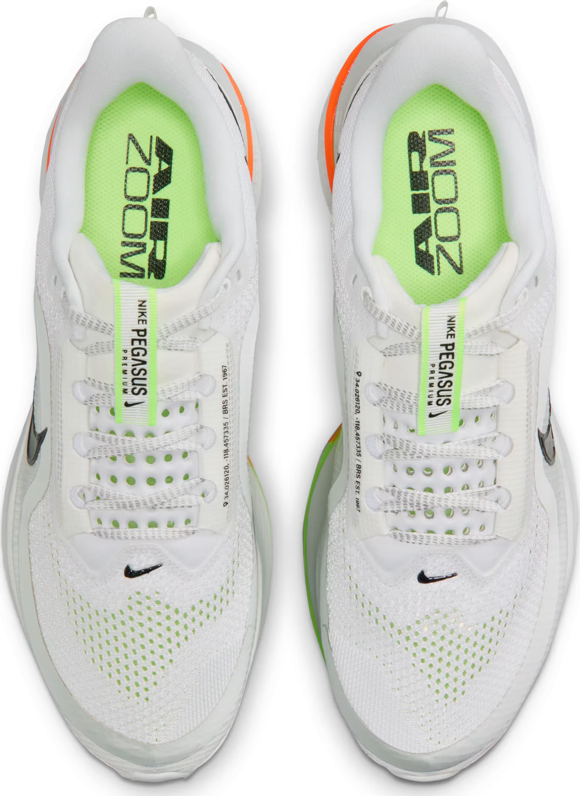 Nike Pegasus Premium "White Volt Black"