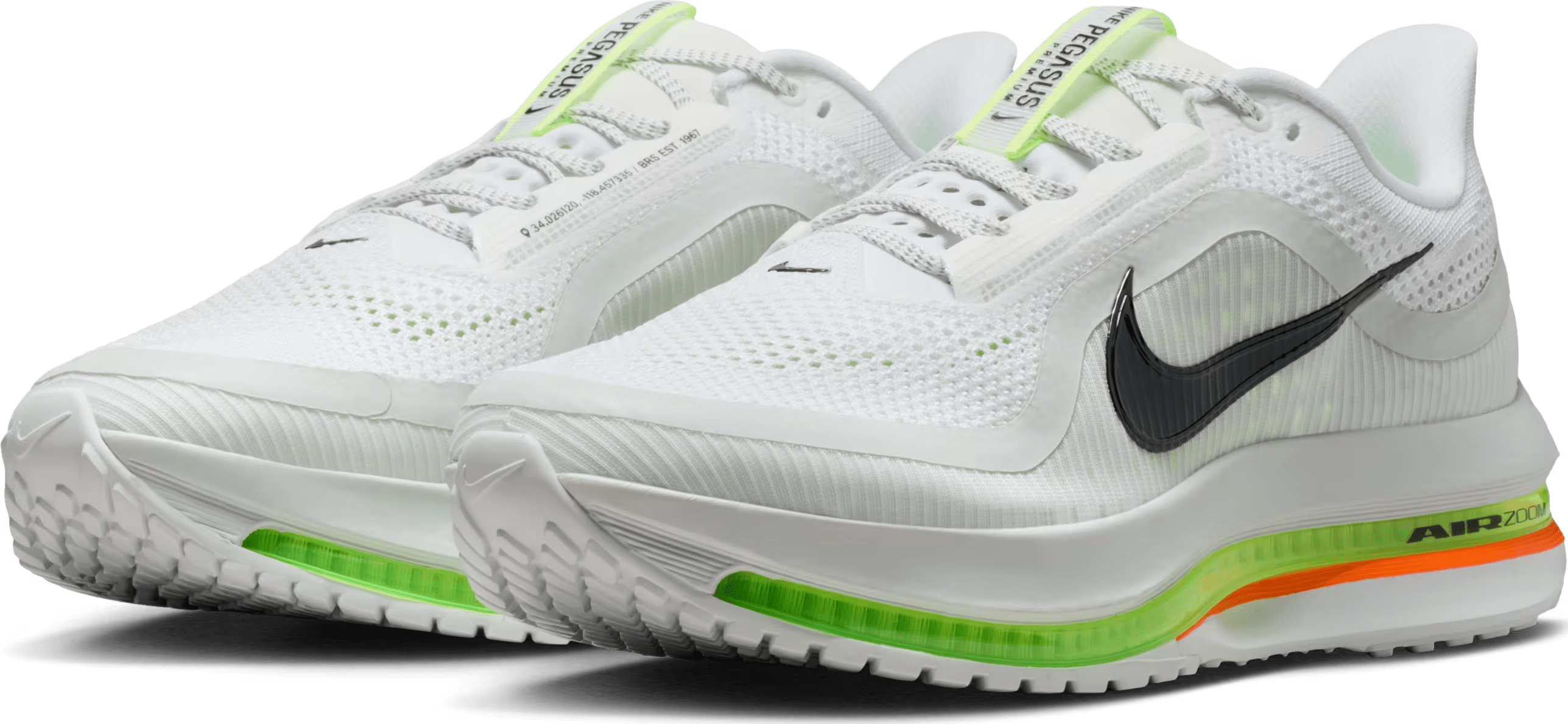 Nike Pegasus Premium "White Volt Black"