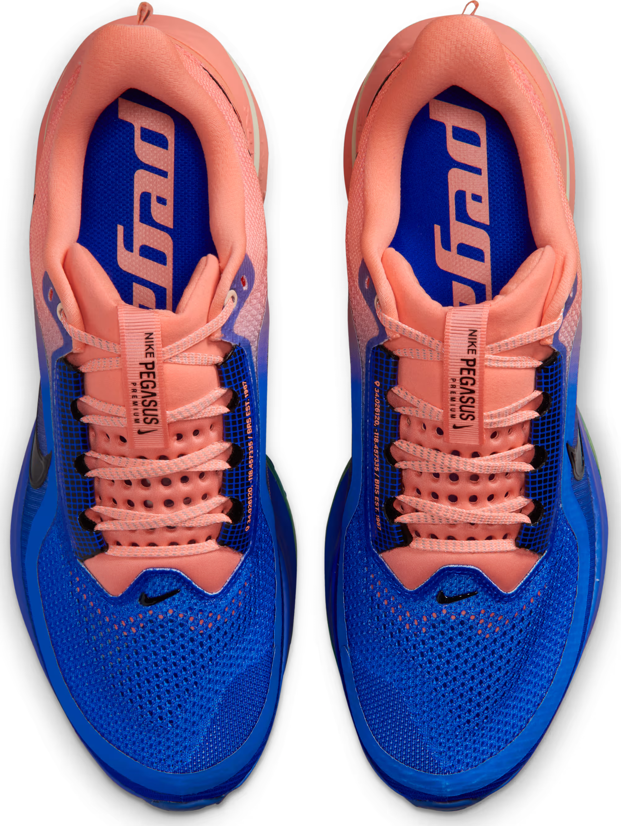 Nike Pegasus Premium "Racer Blue Atomic Pink Volt Tint"