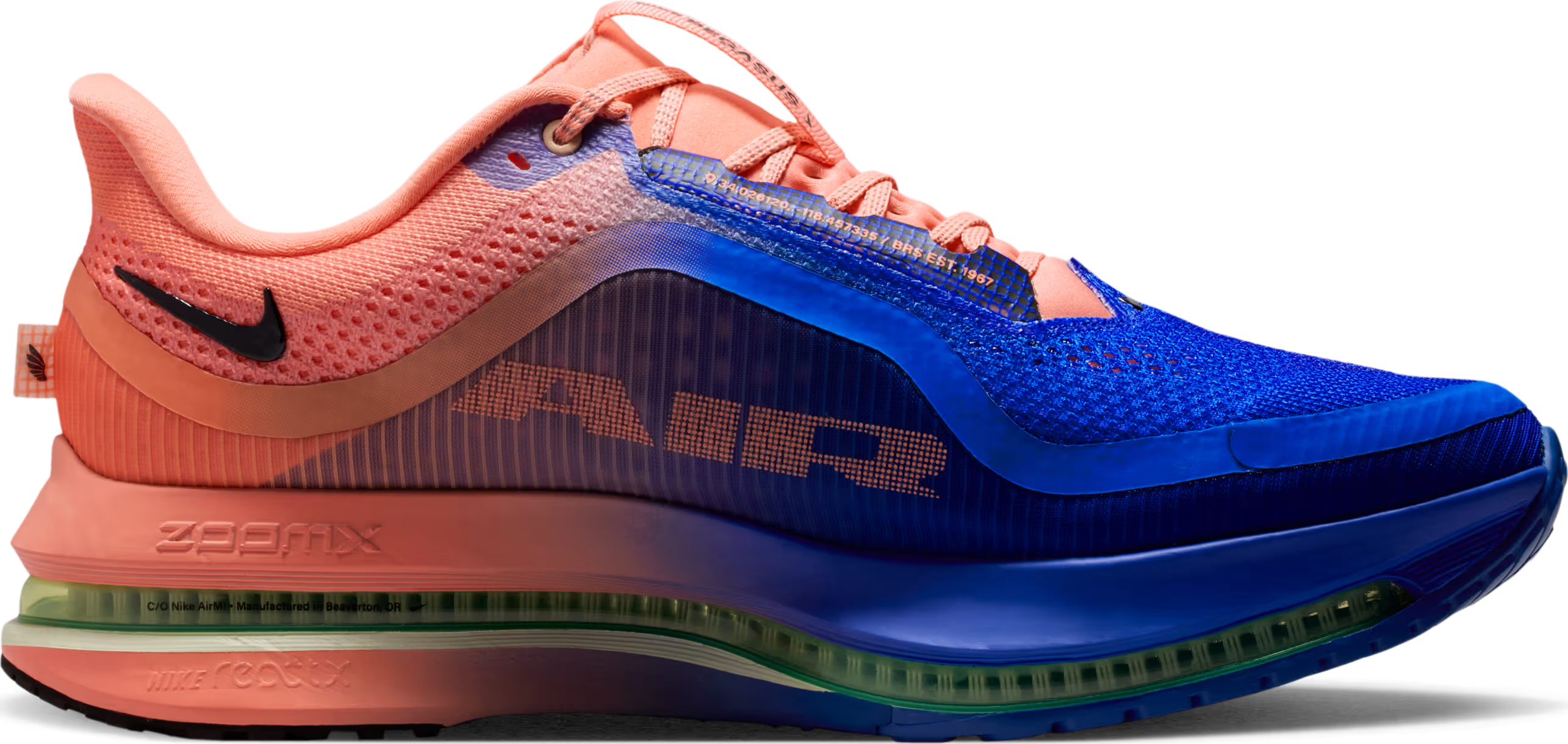 Nike Pegasus Premium "Racer Blue Atomic Pink Volt Tint"