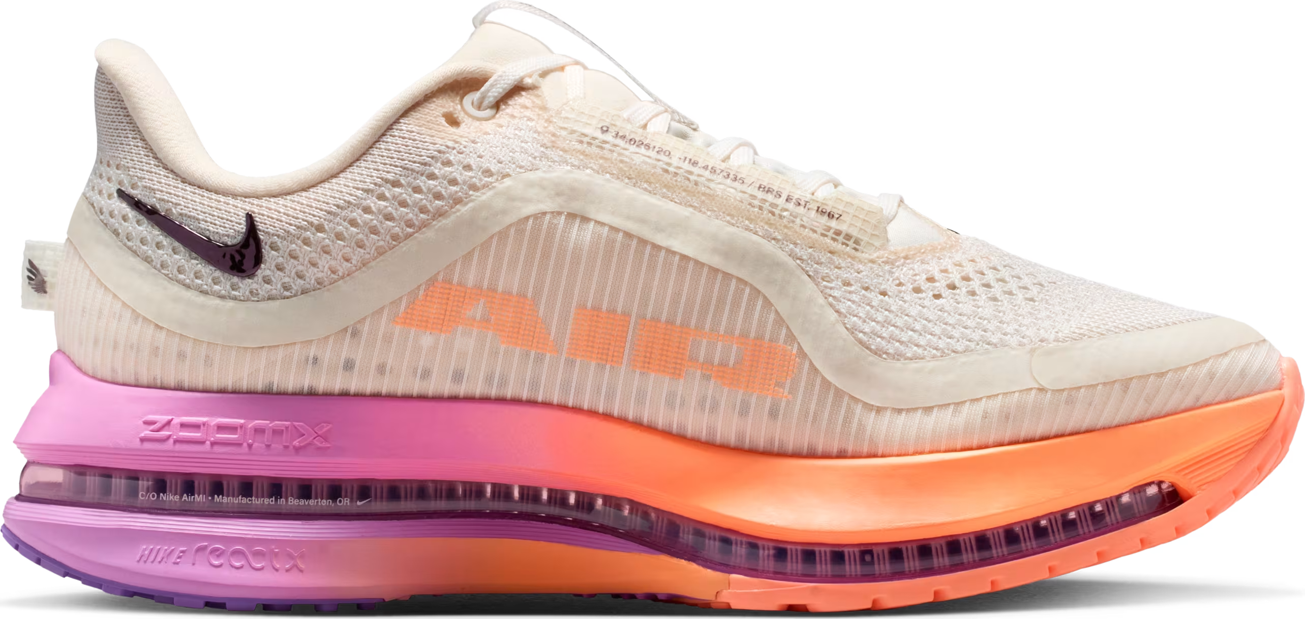 Nike Pegasus Premium "Chalk Orange Pulse Light Magenta"