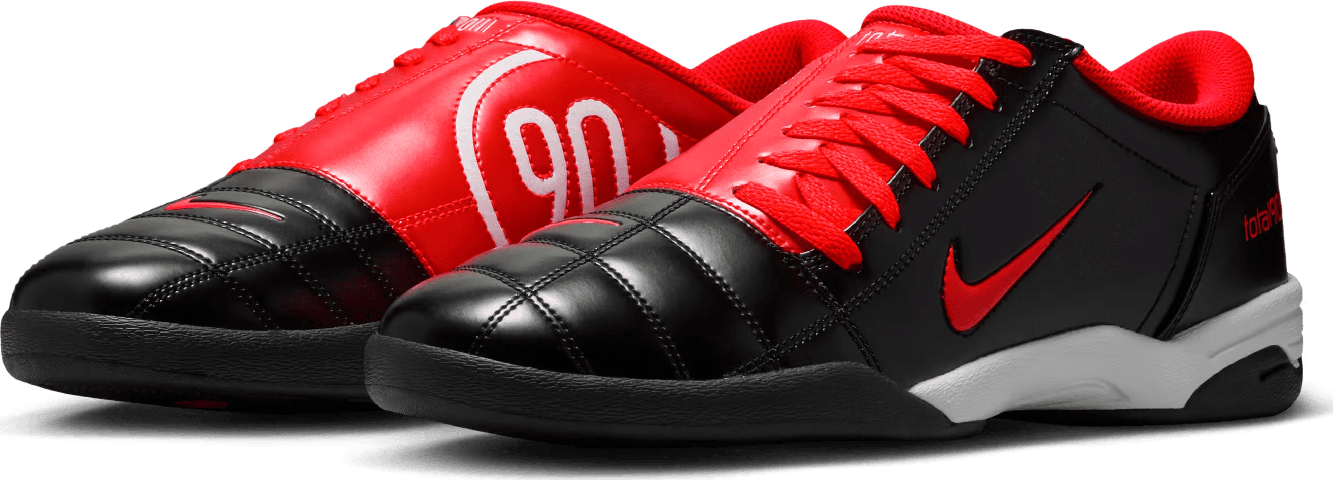 Nike Total 90 "Black Bright Crimson"