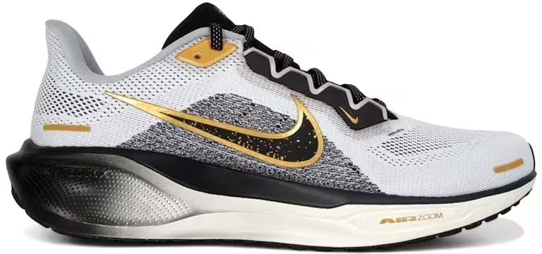 Nike Air Zoom Pegasus 41 Premium White Black Metallic Gold