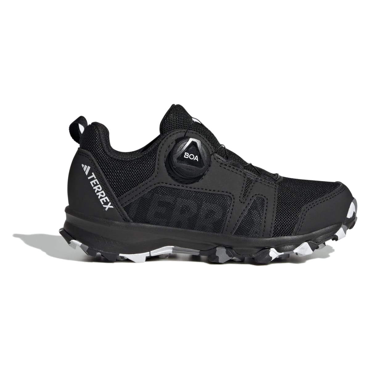 adidas Terrex Agravic BOA Trail Core Black Cloud White Grey Three (GS)