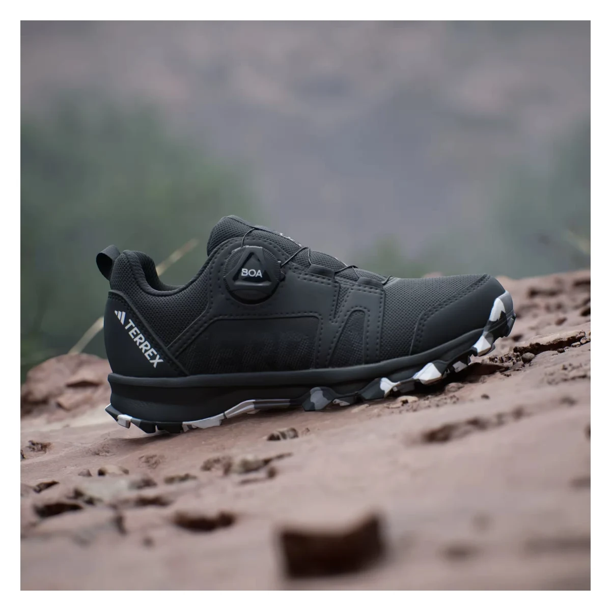 adidas Terrex Agravic BOA Trail Core Black Cloud White Grey Three (GS)