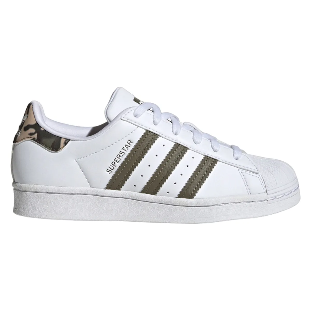 adidas Superstar Cloud White Olive Strata (GS)