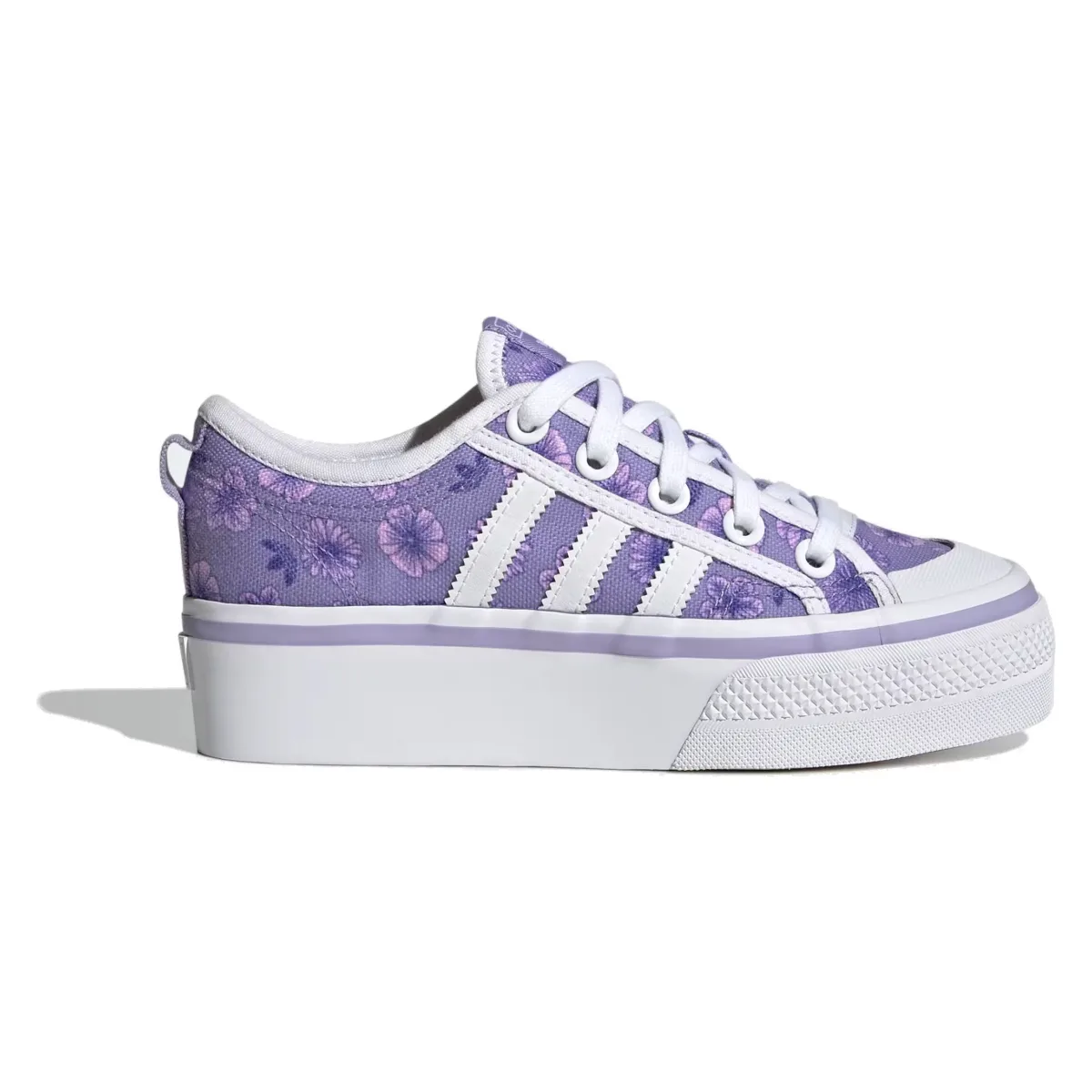 adidas Nizza Platform Cloud White Magic Lilac (GS)