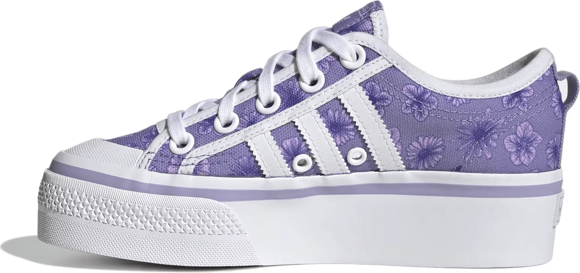 adidas Nizza Platform Cloud White Magic Lilac (GS)
