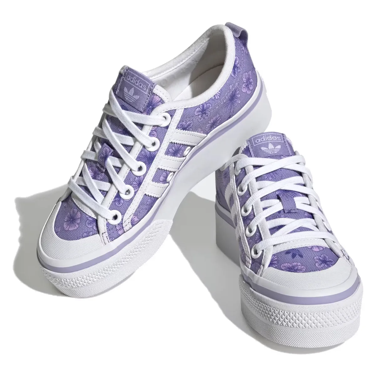adidas Nizza Platform Cloud White Magic Lilac (GS)