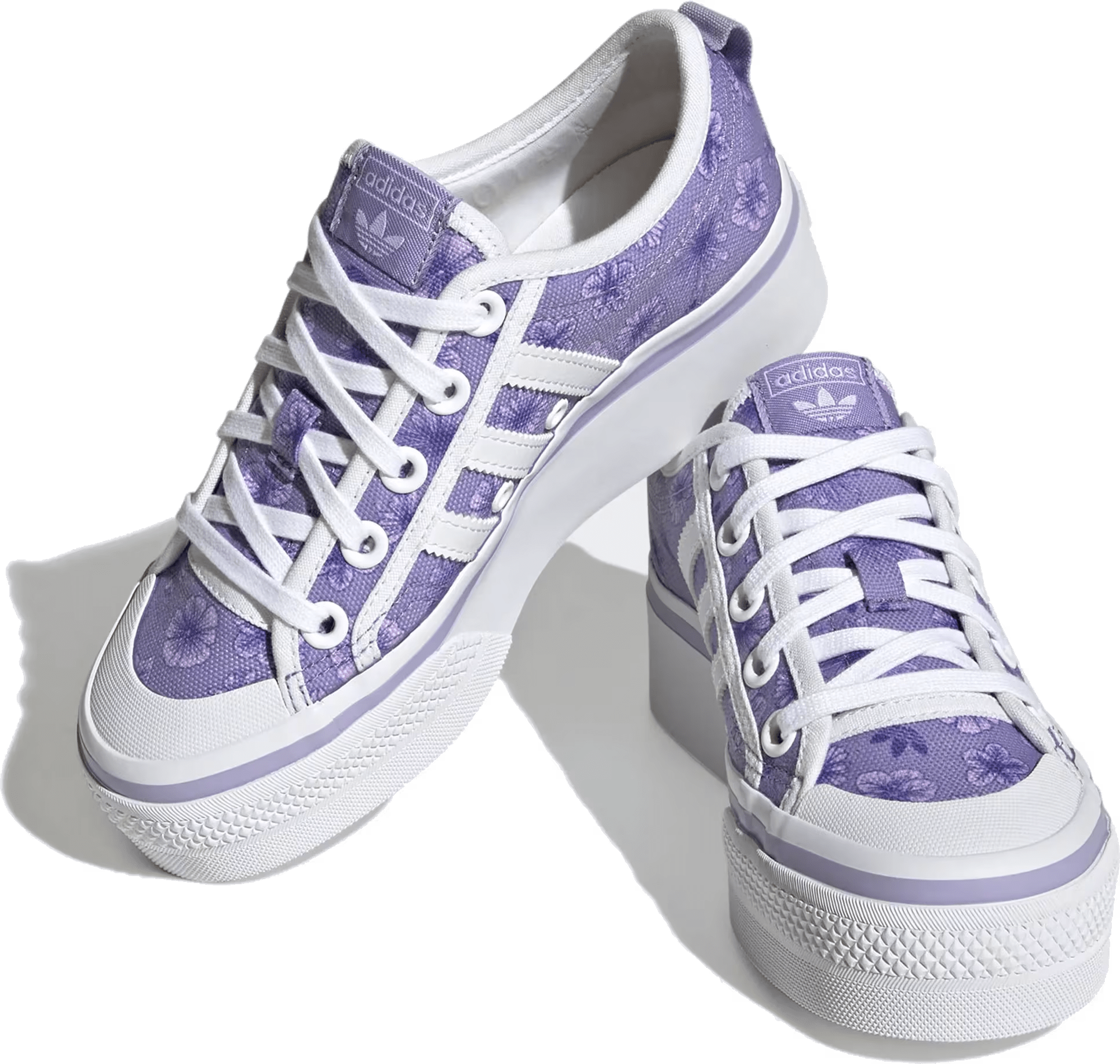 adidas Nizza Platform Cloud White Magic Lilac (GS)