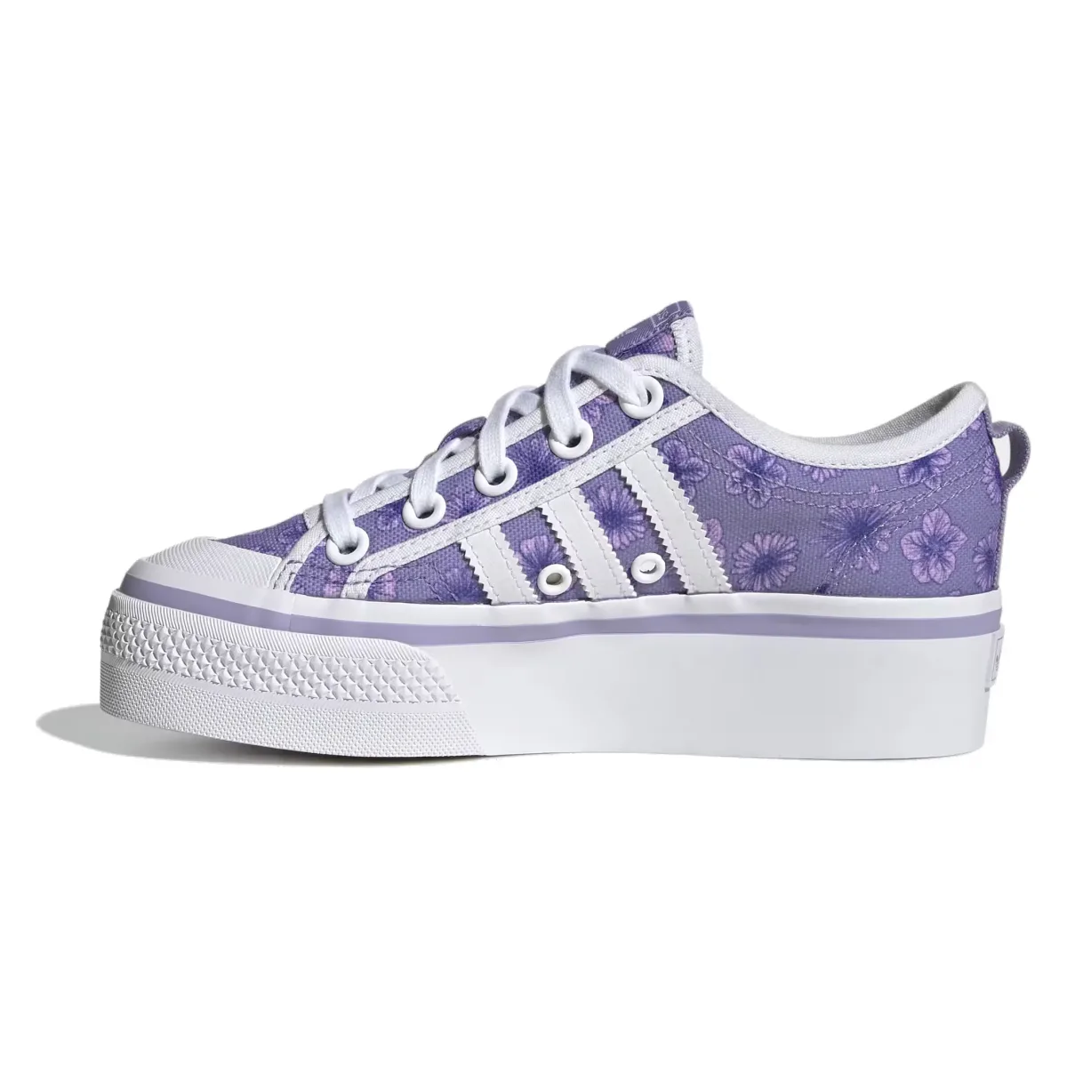 adidas Nizza Platform Cloud White Magic Lilac (GS)
