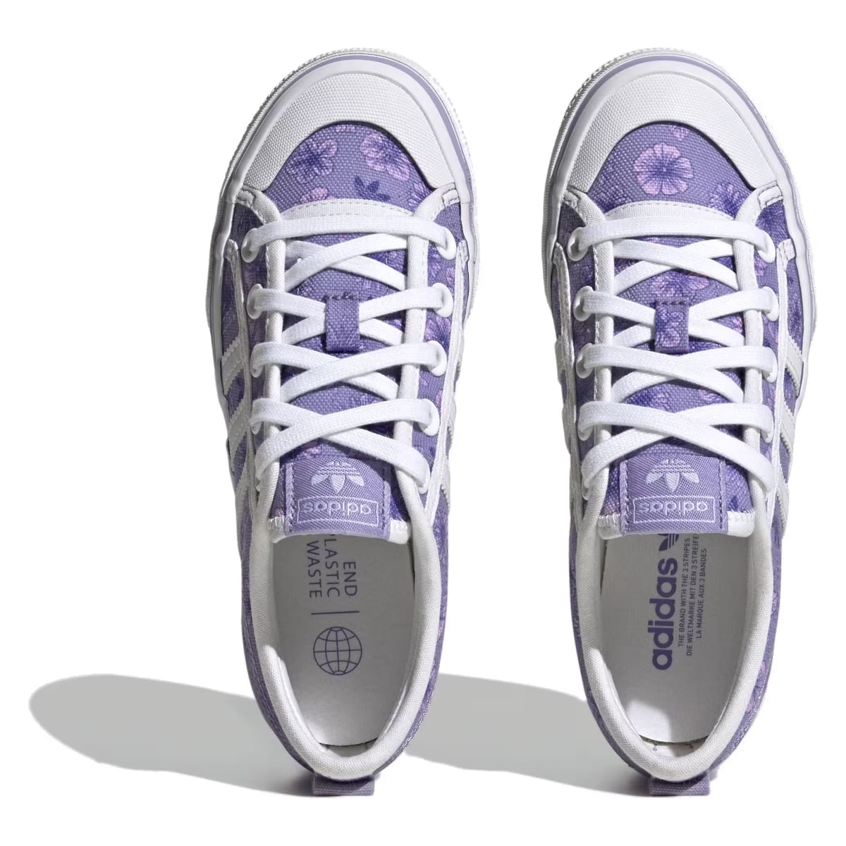 adidas Nizza Platform Cloud White Magic Lilac (GS)
