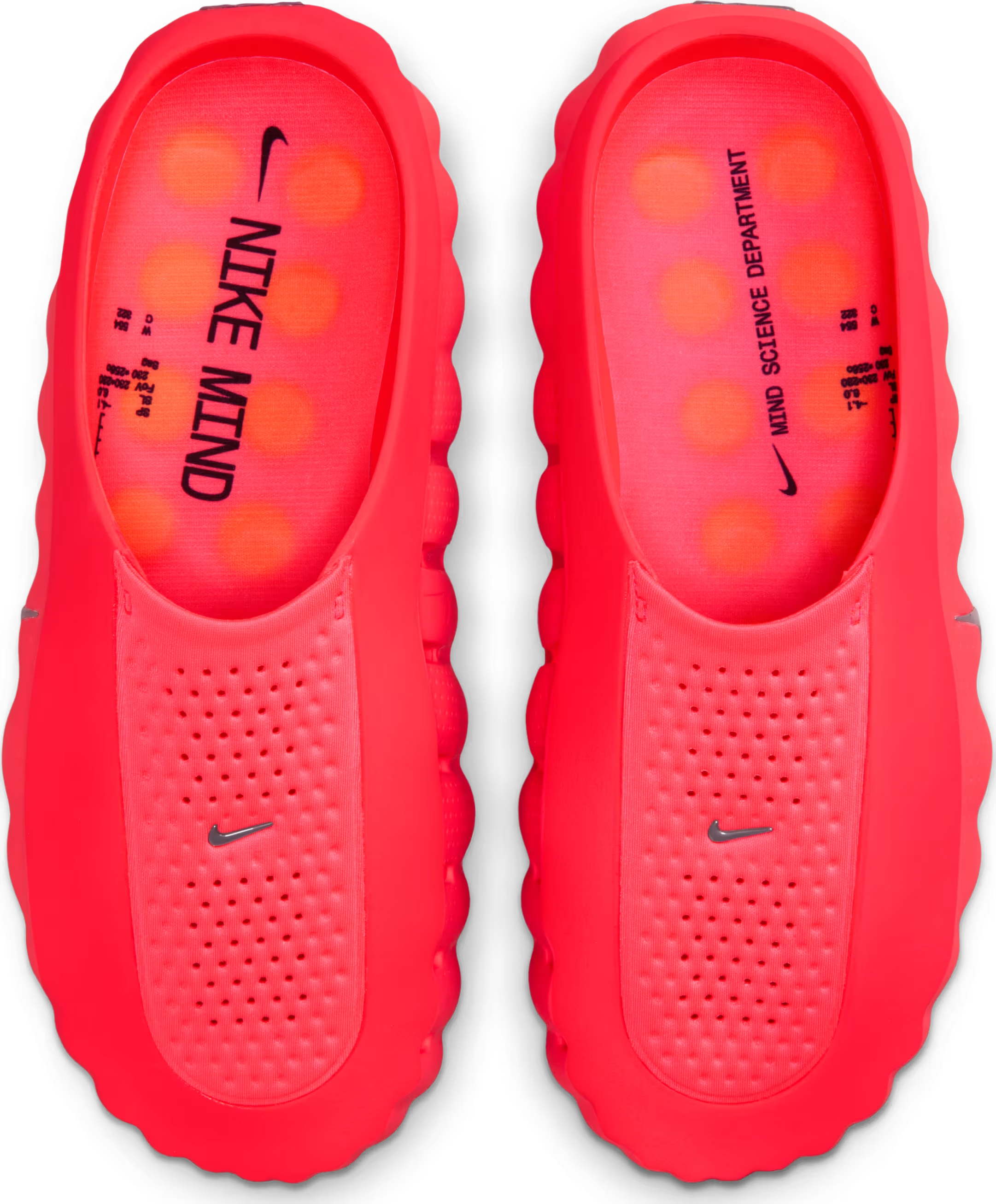 Nike Mind 001 Pregame muiltjes "Solar Red"