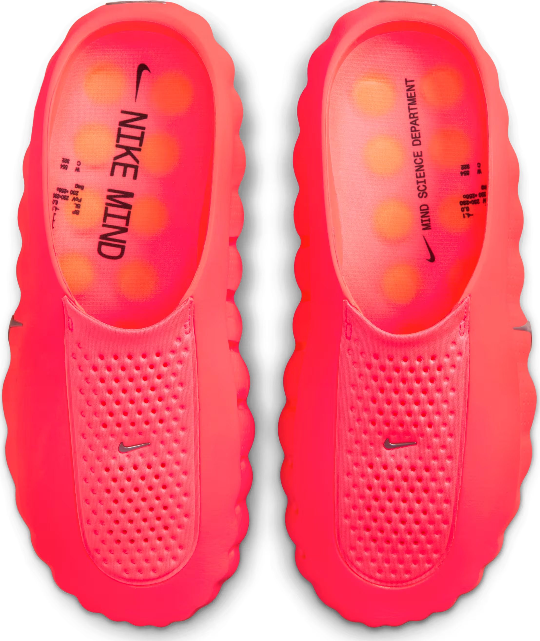 Nike Mind 001 Pregame muiltjes Wmns "Solar Red"