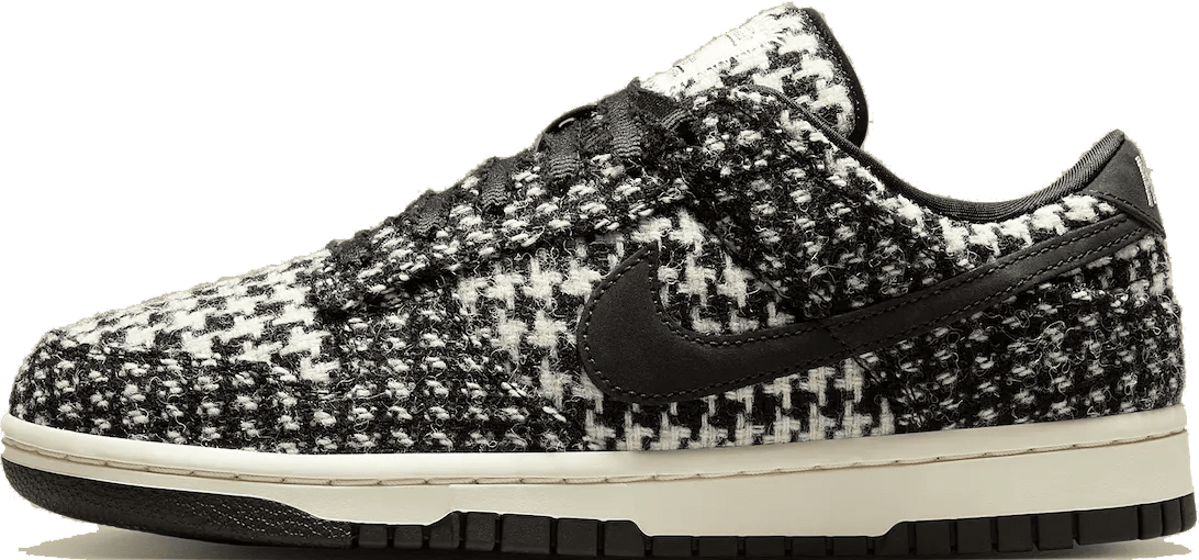 Harris Tweed x Nike Dunk Low Wmns "Black and Phantom"