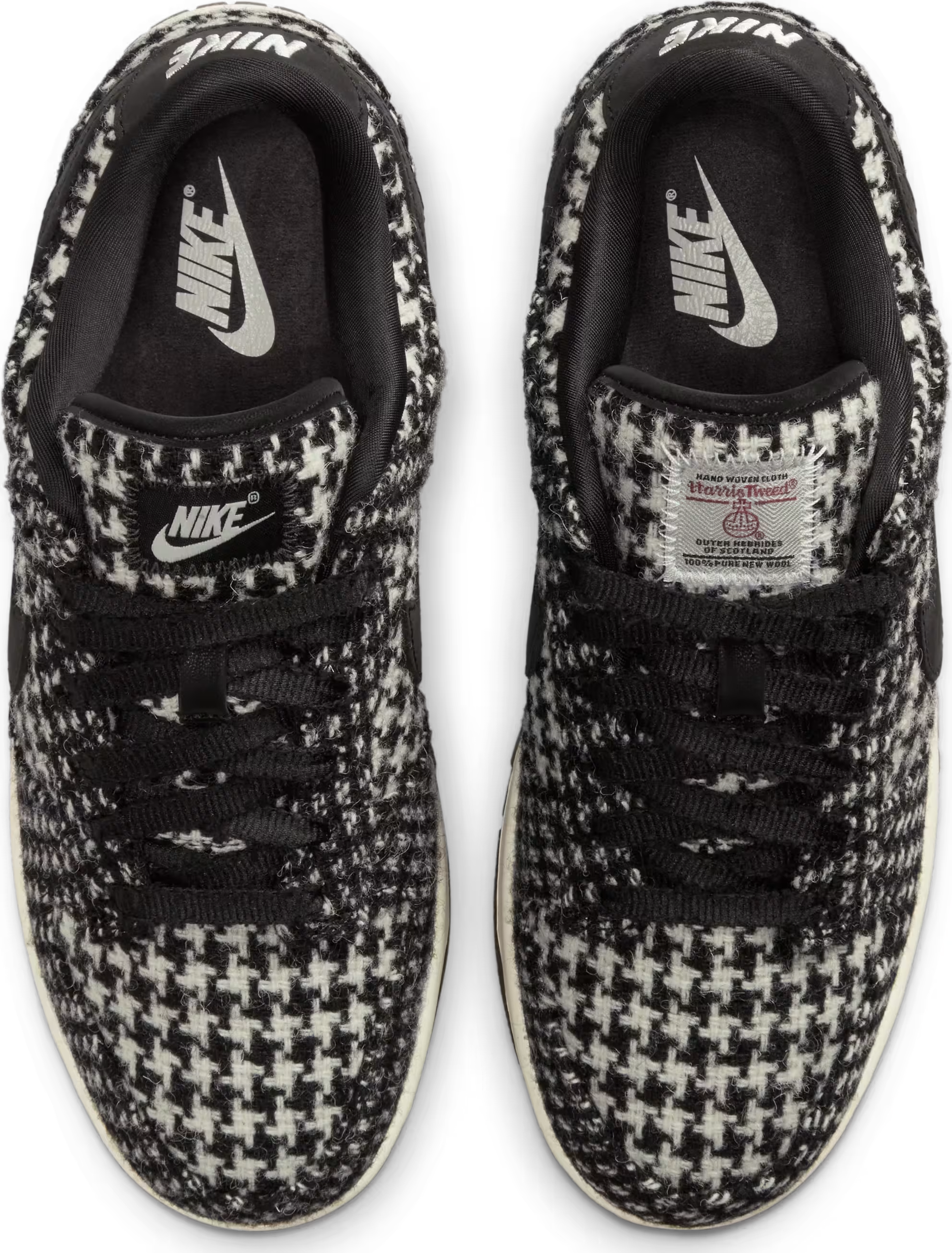Harris Tweed x Nike Dunk Low Wmns "Black and Phantom"