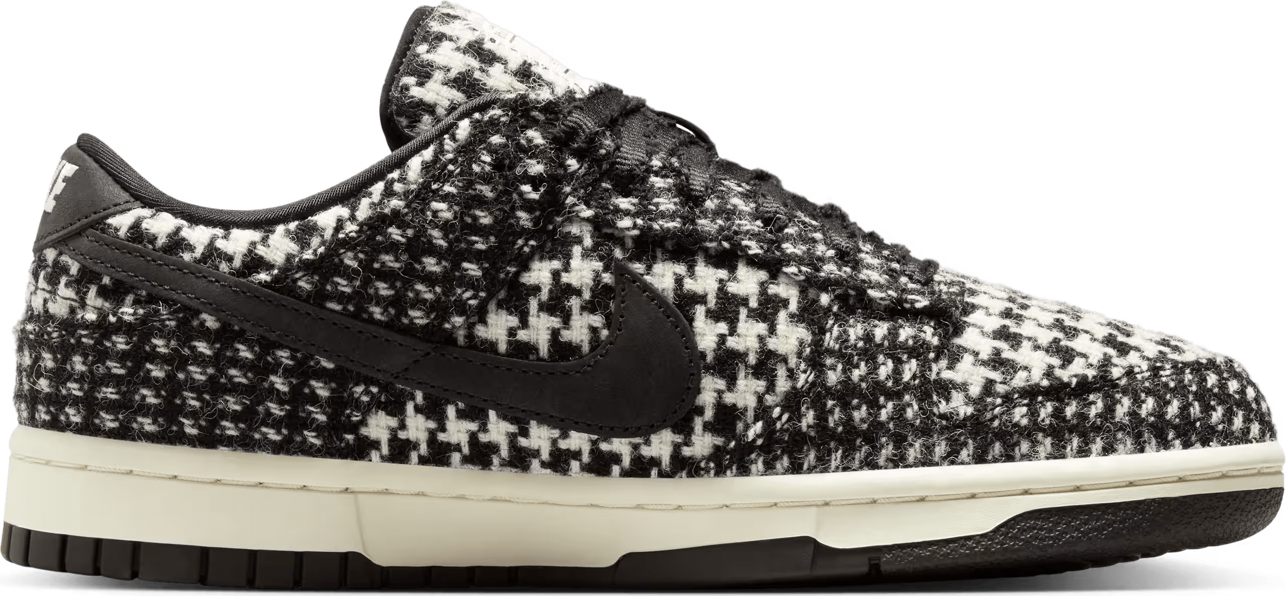 Harris Tweed x Nike Dunk Low Wmns "Black and Phantom"