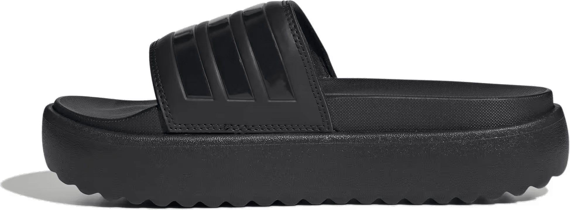 adidas Adilette Platform Slides Core Black