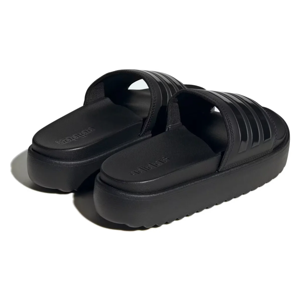 adidas Adilette Platform Slides Core Black