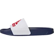 adidas Adilette Shower Slides Cloud White Better Scarlet Victory Blue