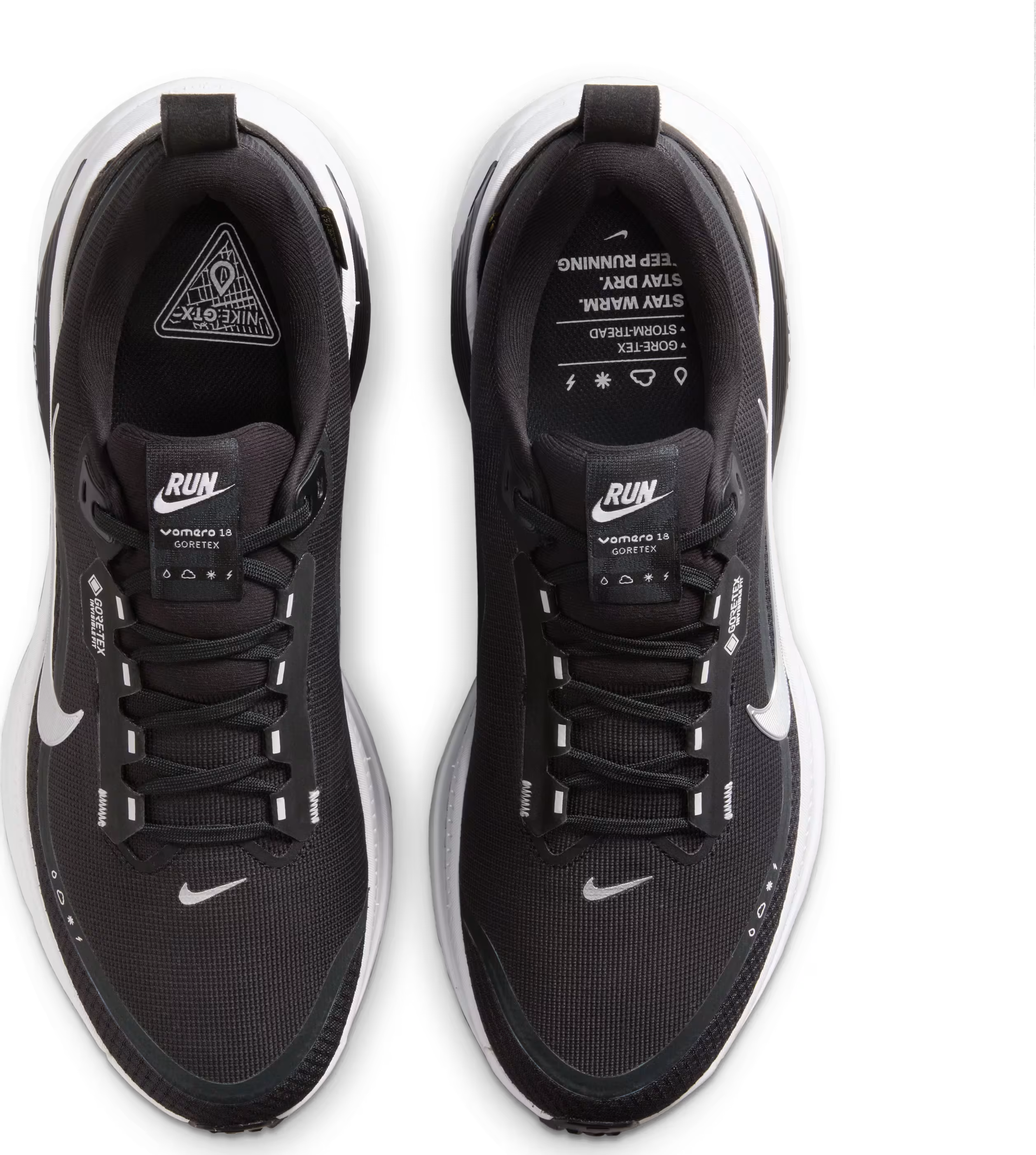 Nike Vomero 18 GORE-TEX "Black White"