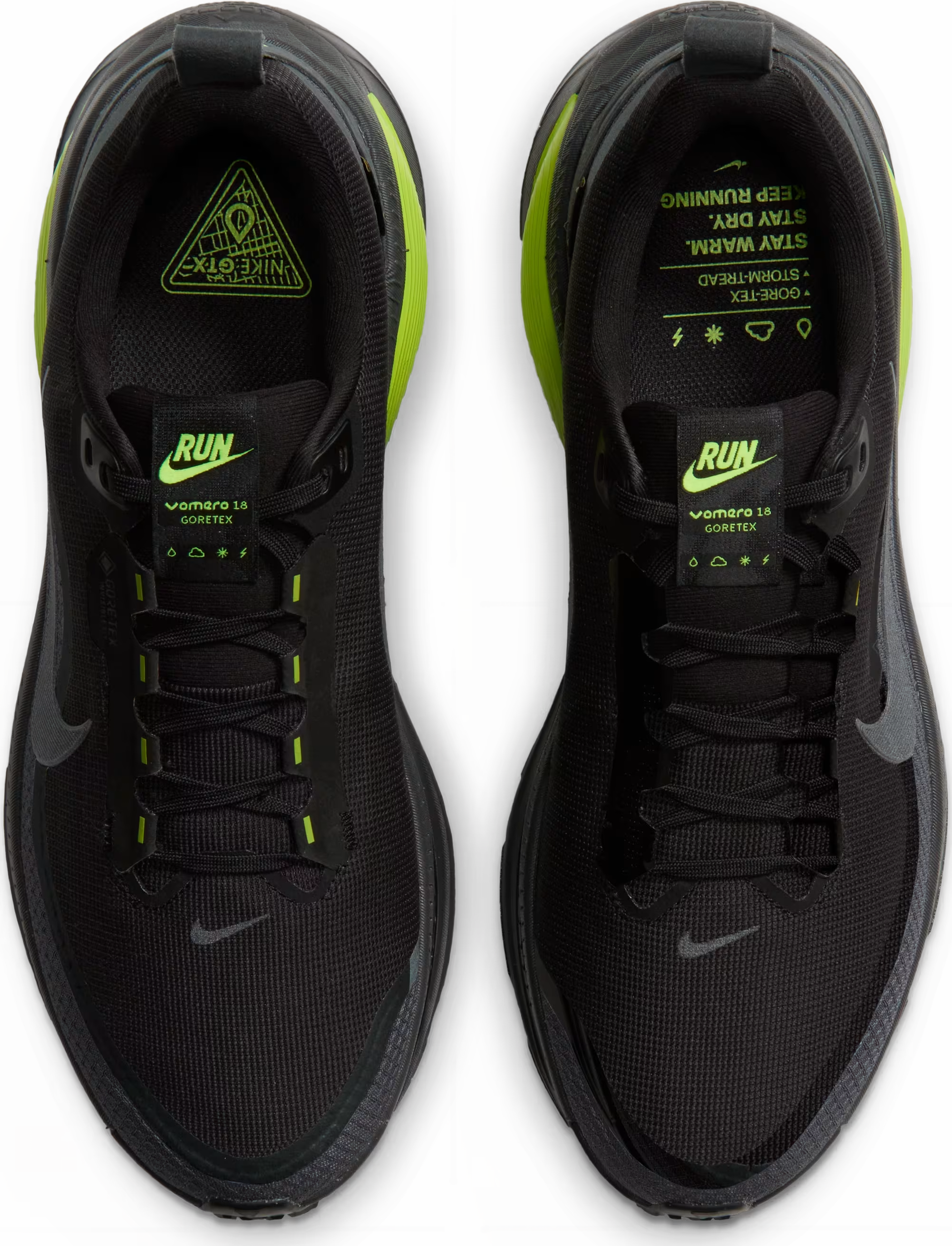 Nike Vomero 18 GORE-TEX "Black Lemon Venom"