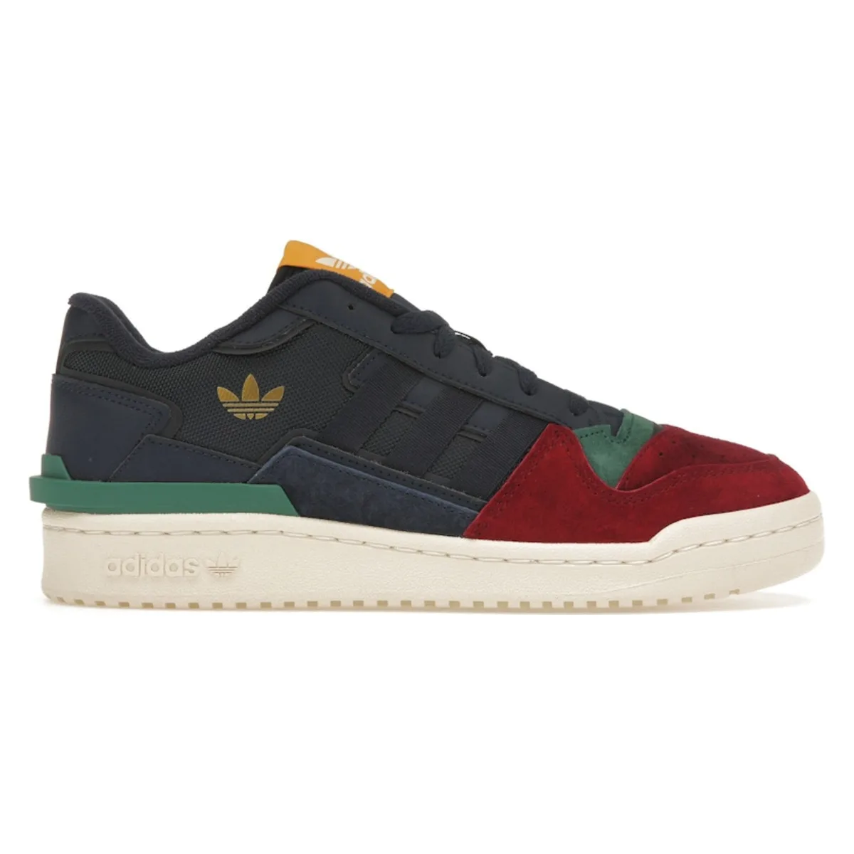 adidas Forum Exhibit Low 2.0 Collegiate Navy Burgundy Green