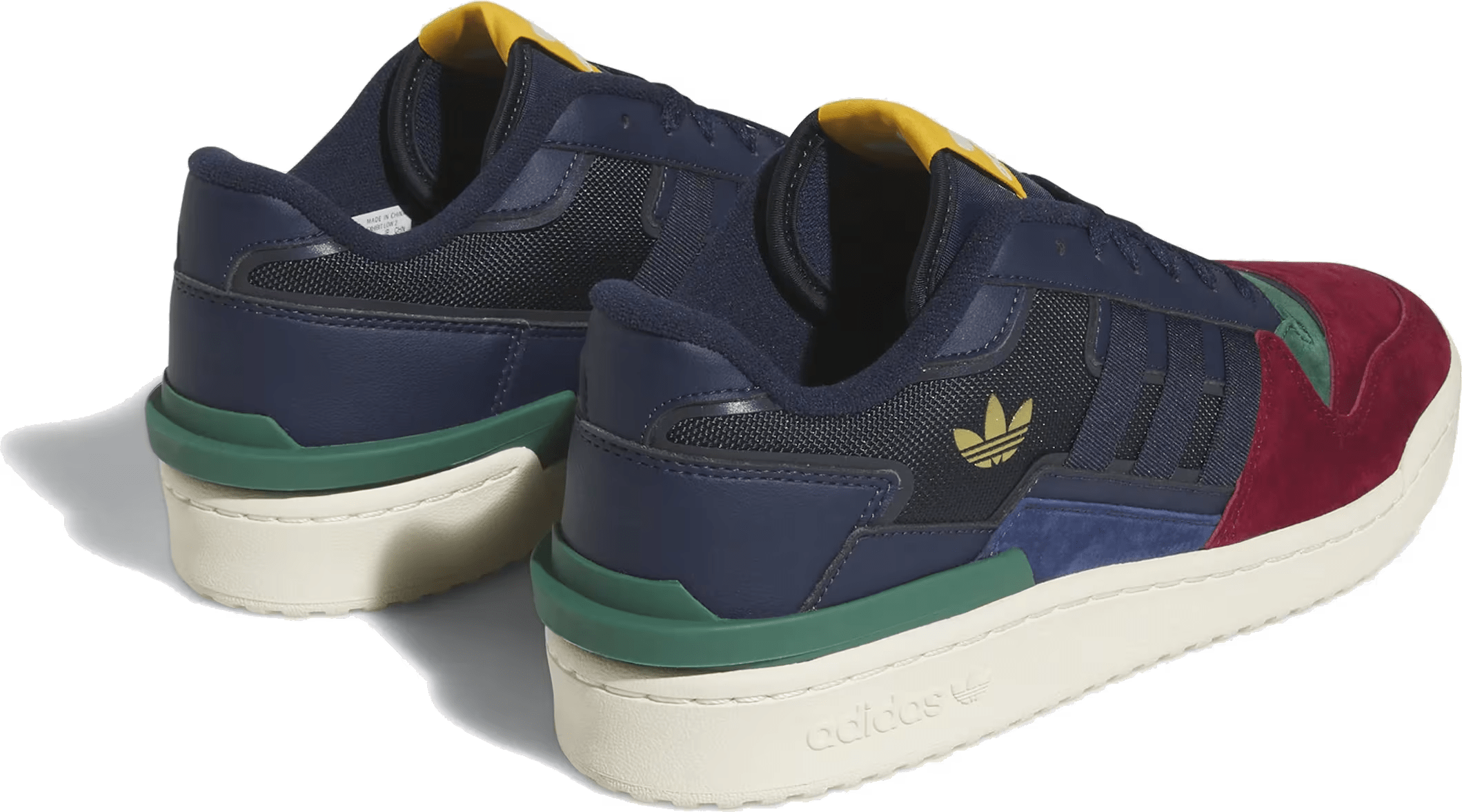 adidas Forum Exhibit Low 2.0 Collegiate Navy Burgundy Green