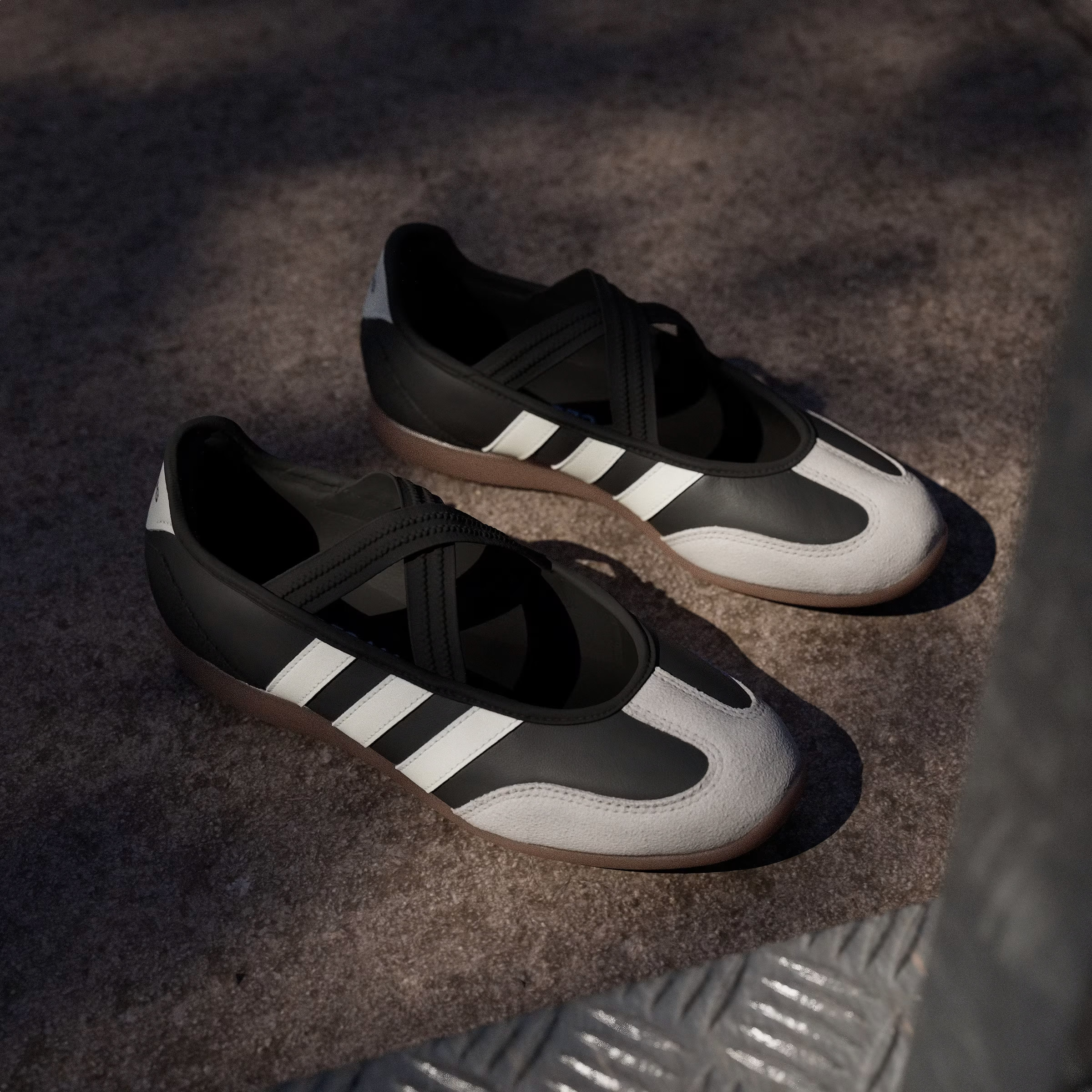 adidas Barreda Mary Jane Black White Gum (Women's)