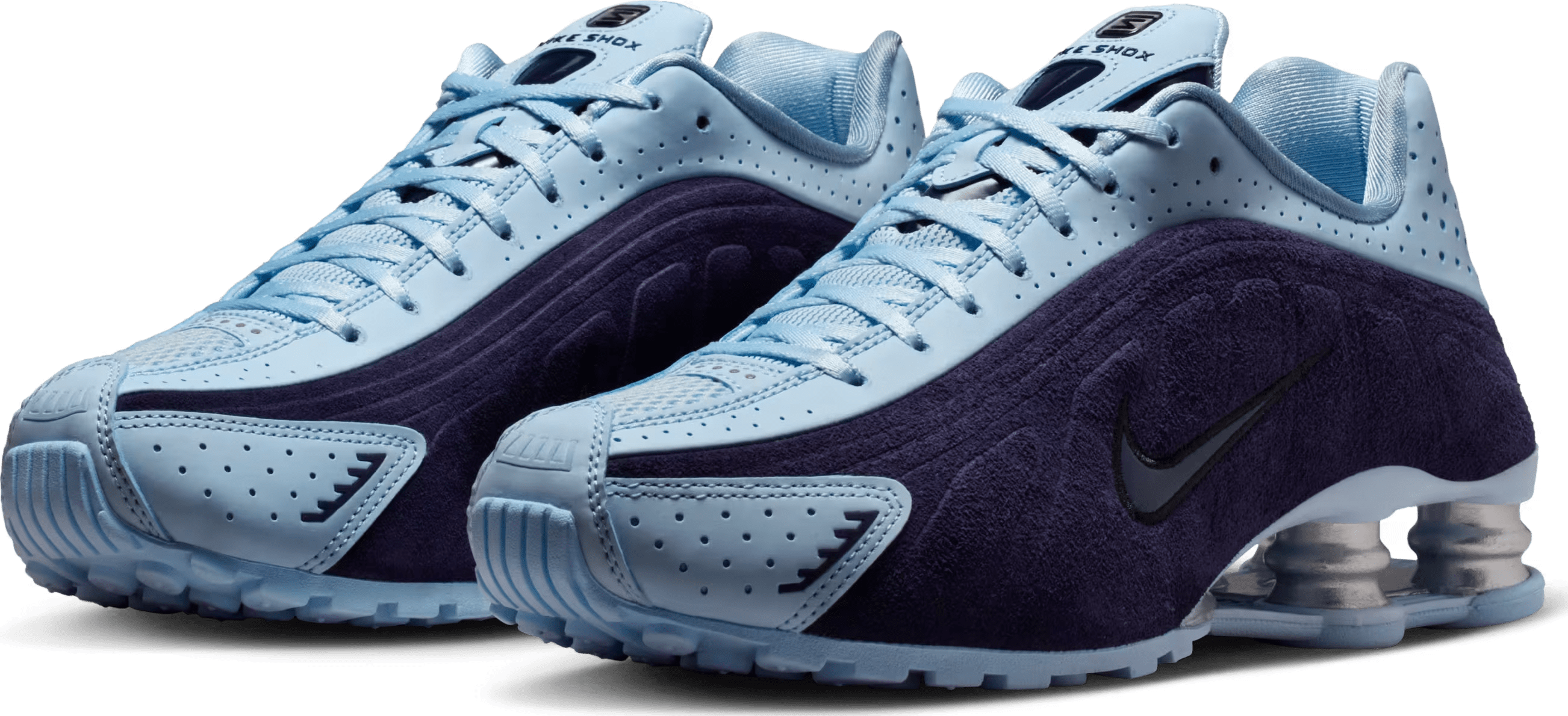Nike Shox R4 "Imperial Purple Celestine Blue"