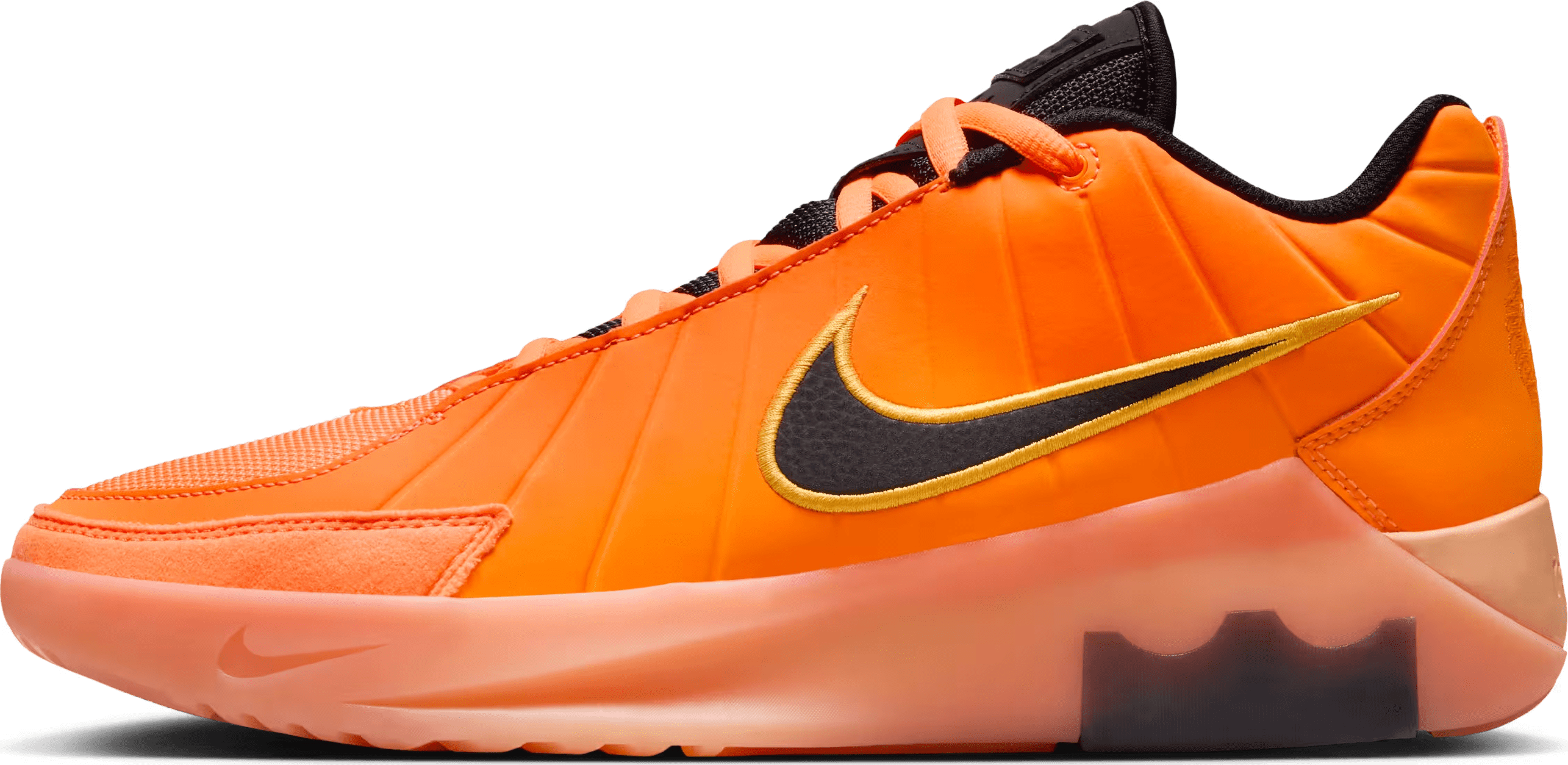 Nike LeBron Witness 9 Total Orange Black (Translucent Outsole)