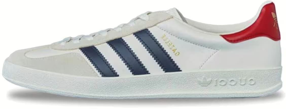 adidas x Gucci Gazelle White College Royal Red