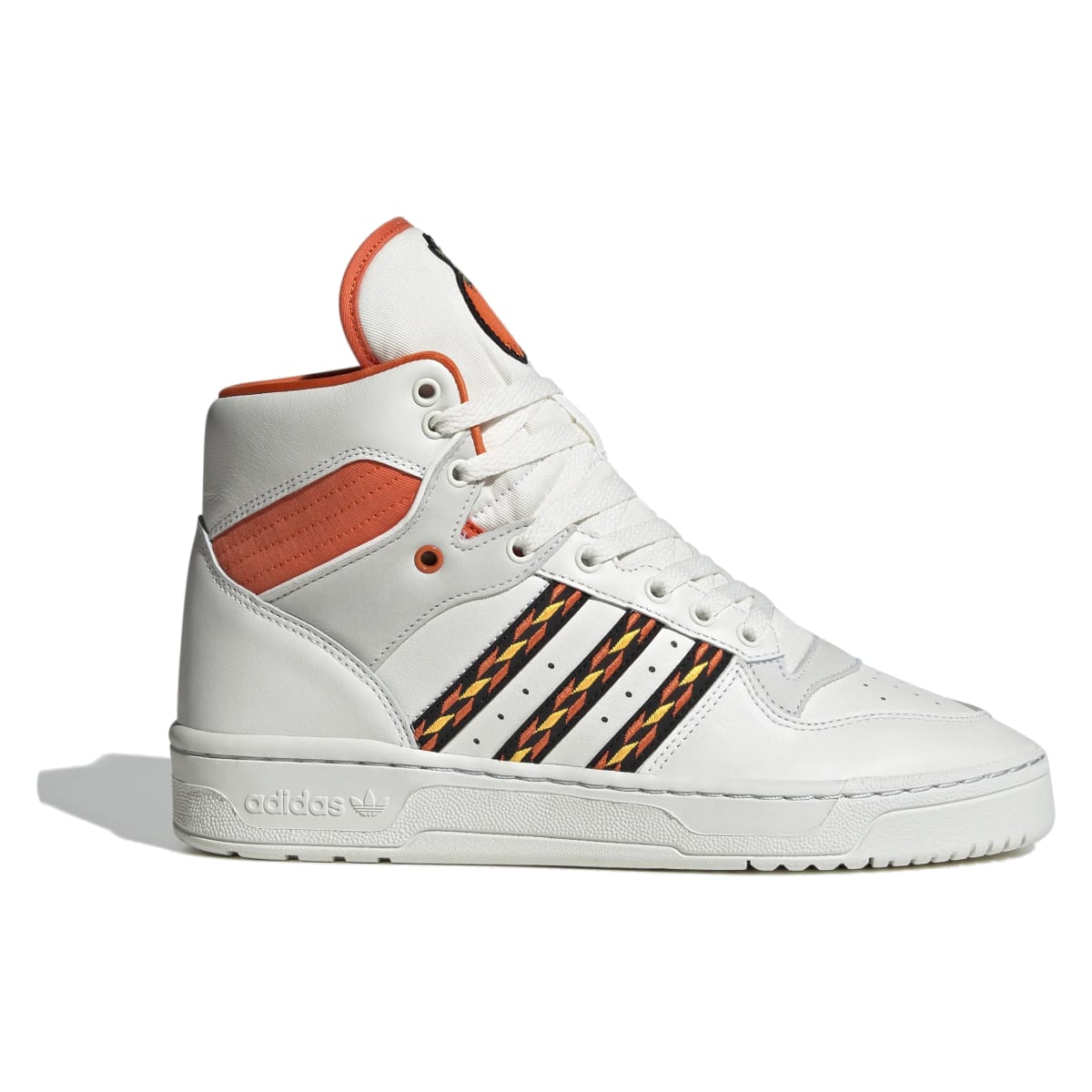 adidas Rivalry Hi Cloud White Semi Impact Orange Crystal White