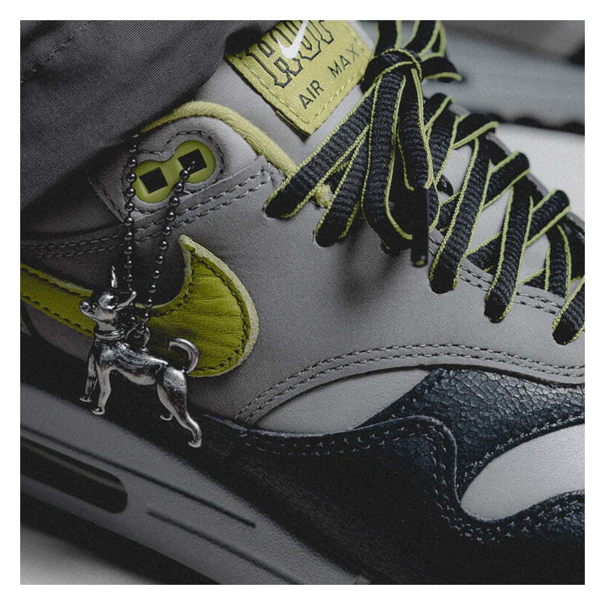 HUF x Nike x Air Max 1 "Anthracite Pear"