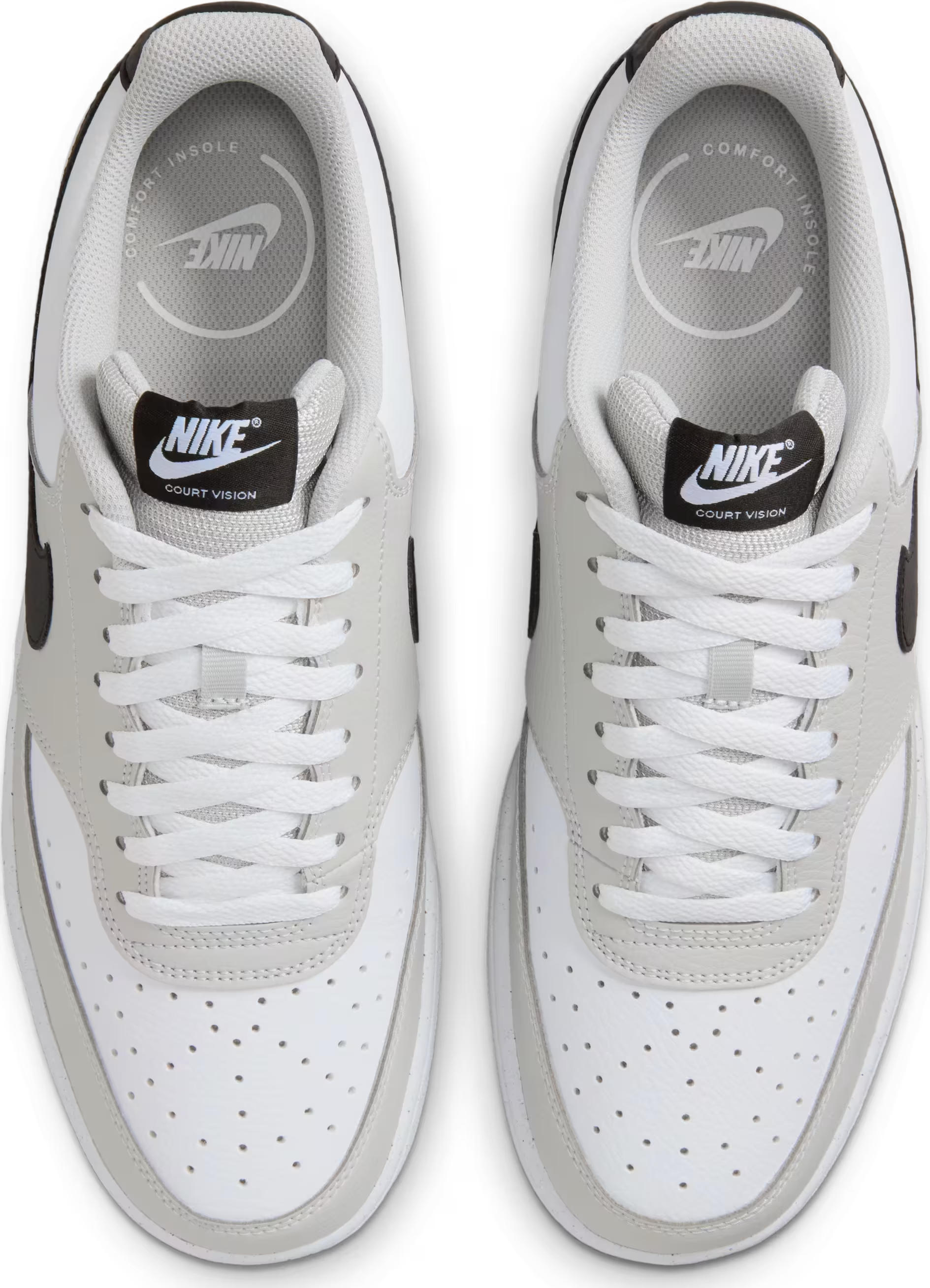 Nike Court Vision Low Grey Fog White Black