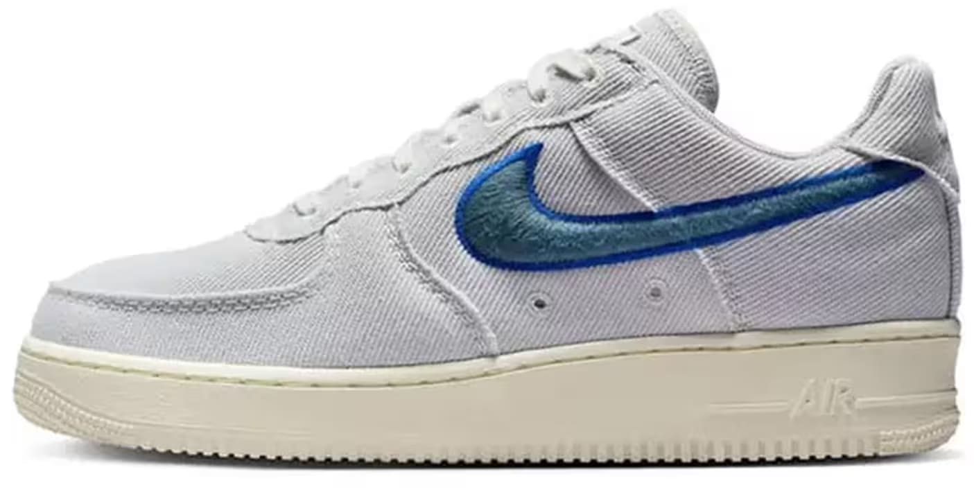Nike Air Force 1 Low Canvas Photon Dust Game Royal Pale Ivory Smokey Blue