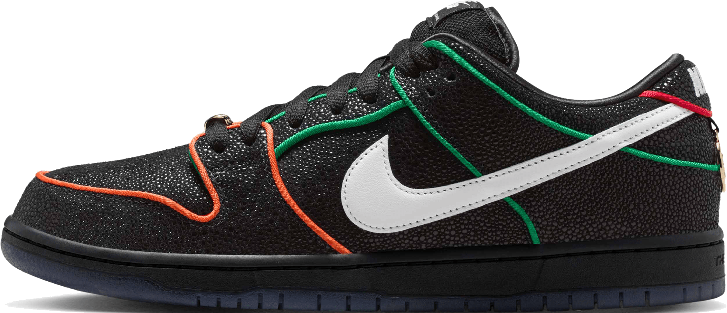 Bronx Girls Skate x Nike SB Dunk Low Pro QS "Black Challenge Red"