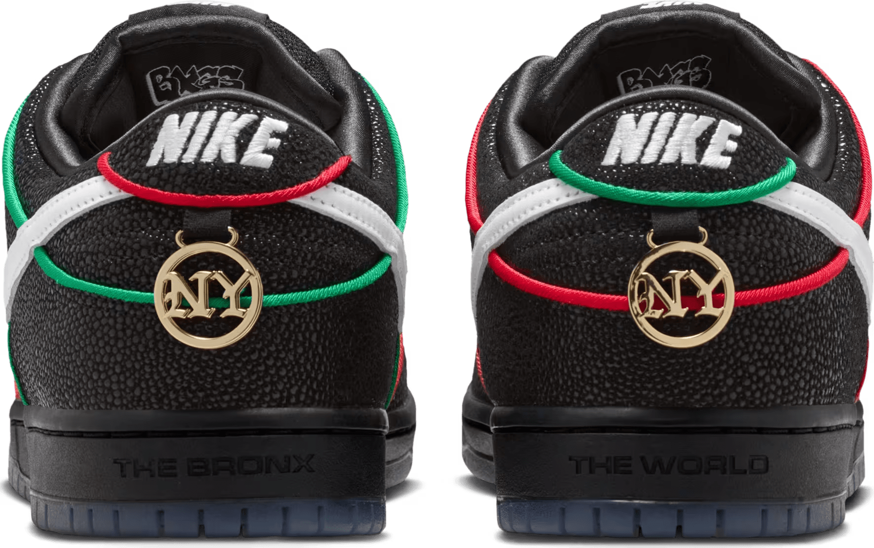 Bronx Girls Skate x Nike SB Dunk Low Pro QS "Black Challenge Red"