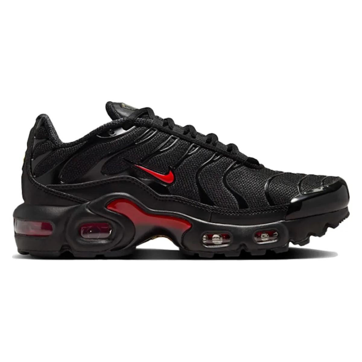 Nike Air Max Plus Black University Red (GS)
