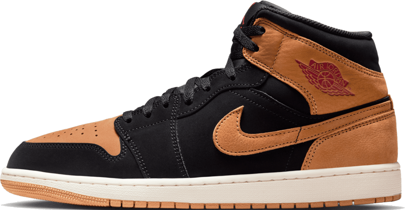 Air Jordan 1 Mid SE "Black Flax"
