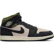 Air Jordan 1 Mid SE "Off Noir Medium Olive"