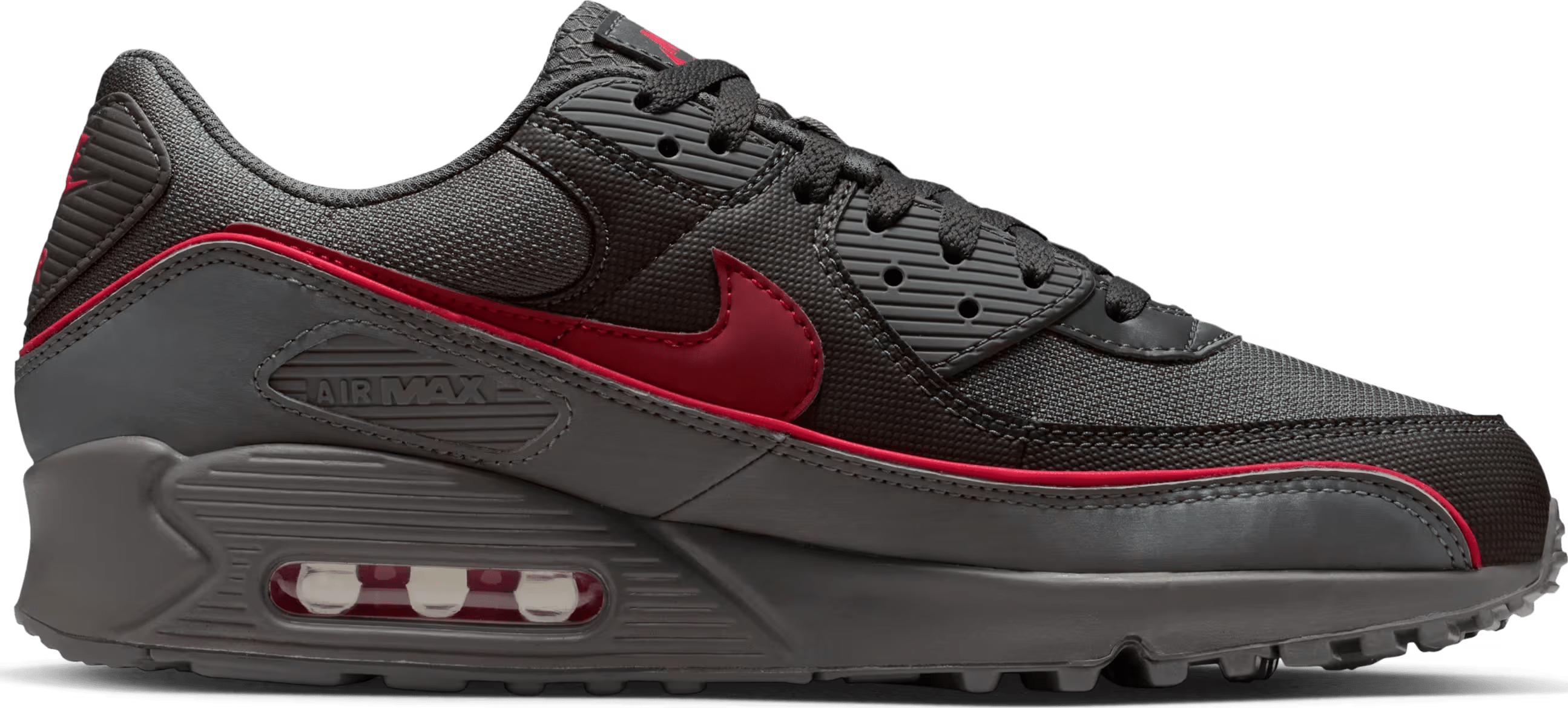 Nike Air Max 90 Premium "Iron Grey University Red"