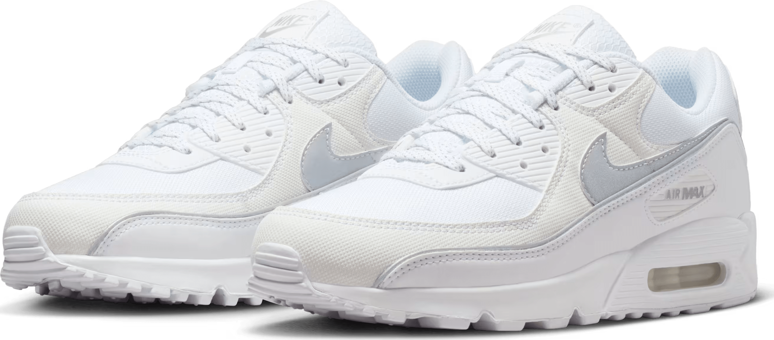 Nike Air Max 90 Premium "White Metallic Silver Reflective"