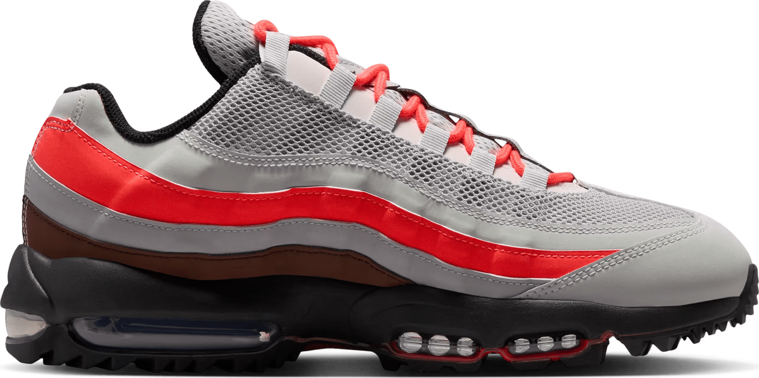 Nike Air Max 95 Golf "Light Silver Bright Crimson"