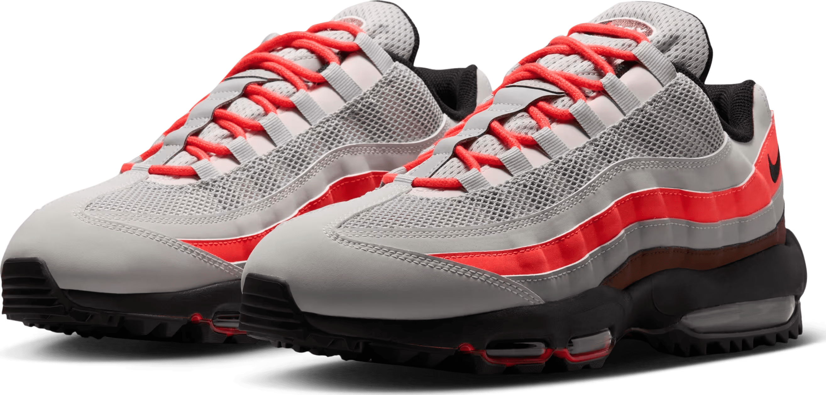 Nike Air Max 95 Golf "Light Silver Bright Crimson"