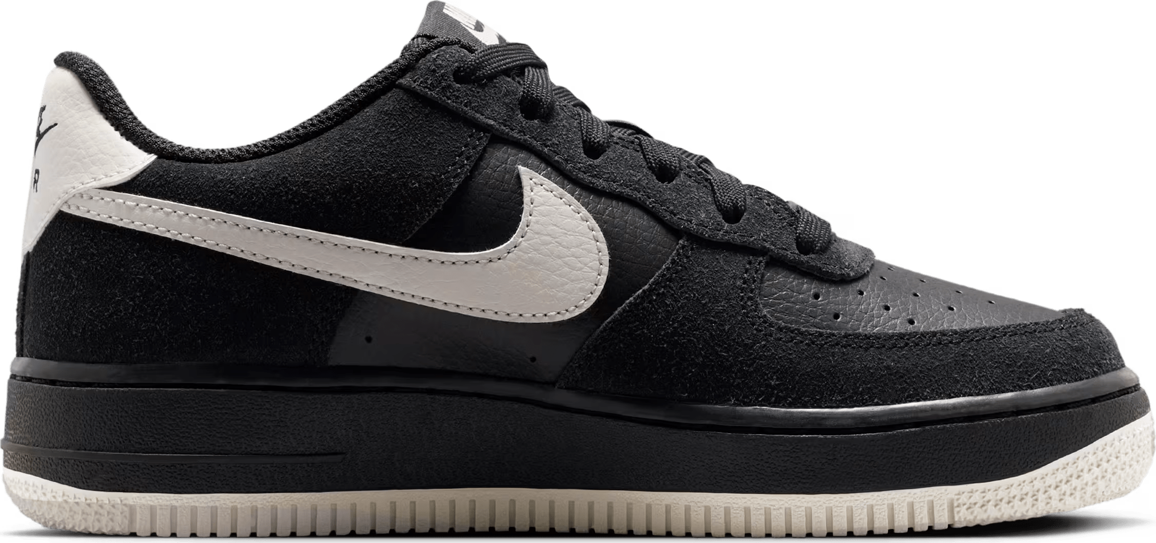 Nike Air Force 1 LV8 2 GS "Black Light Bone"