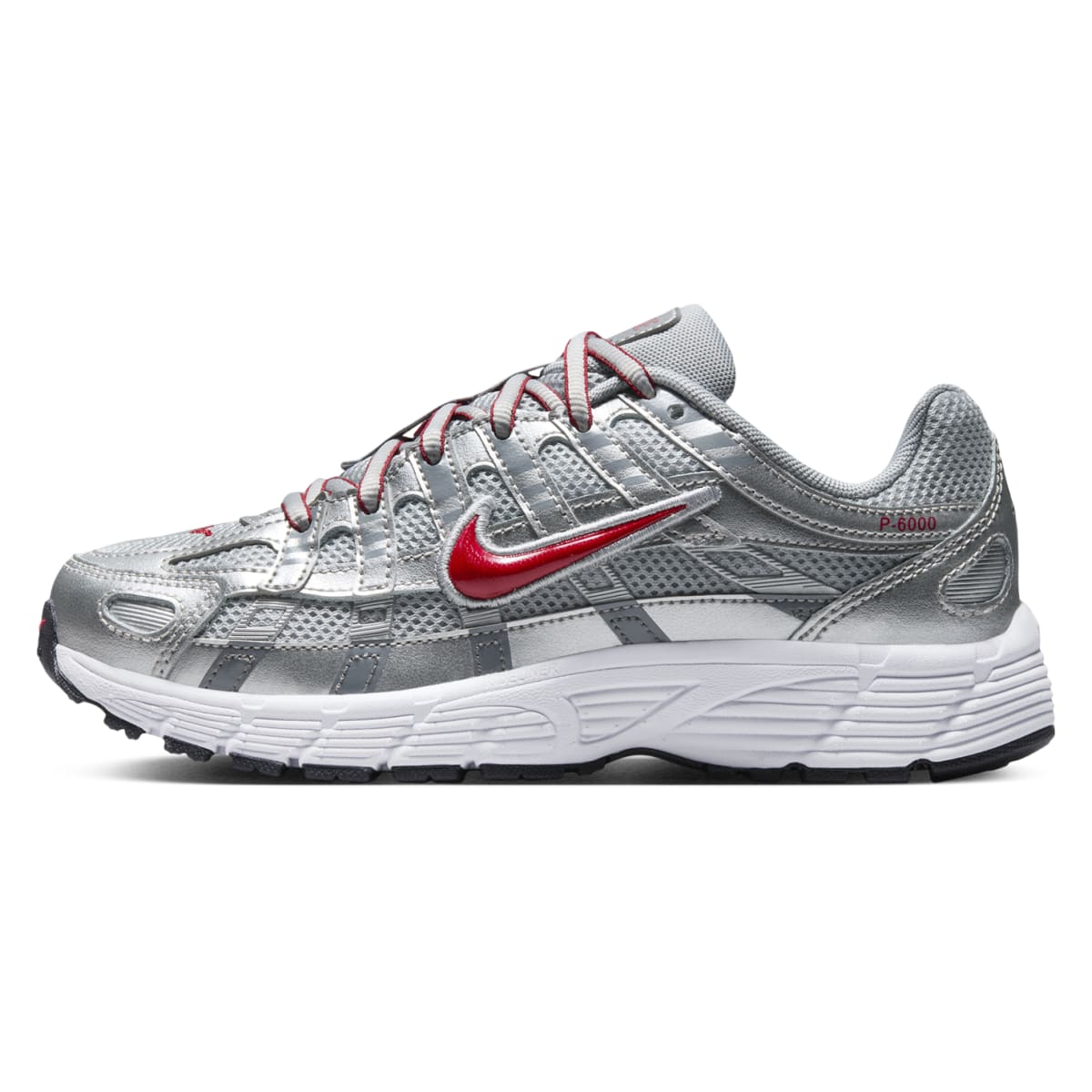 Nike P-6000 GS "Metalic Silver Cool Red"