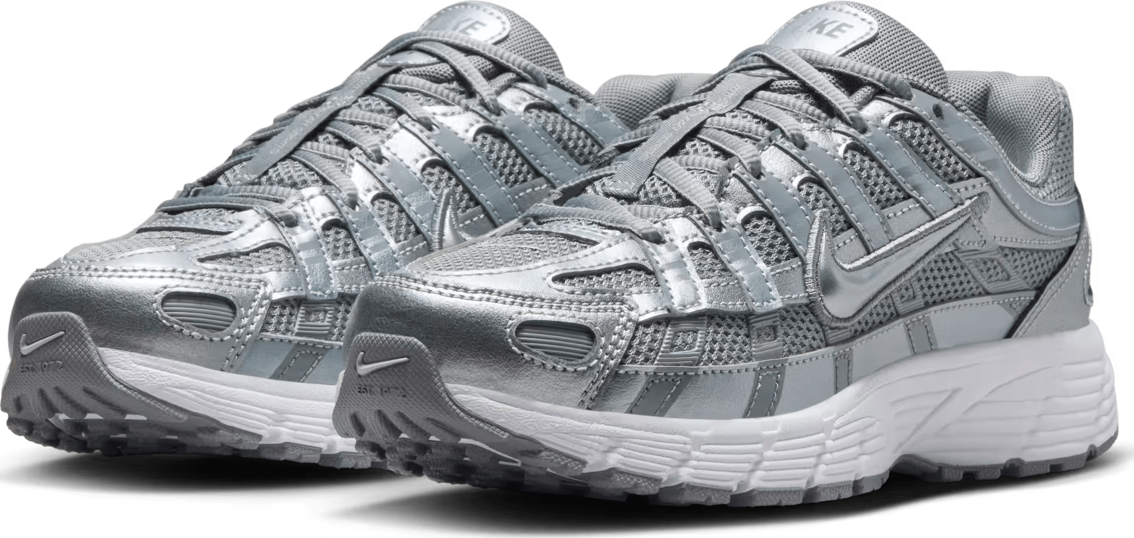 Nike P-6000 Metalic Cool Grey (GS)